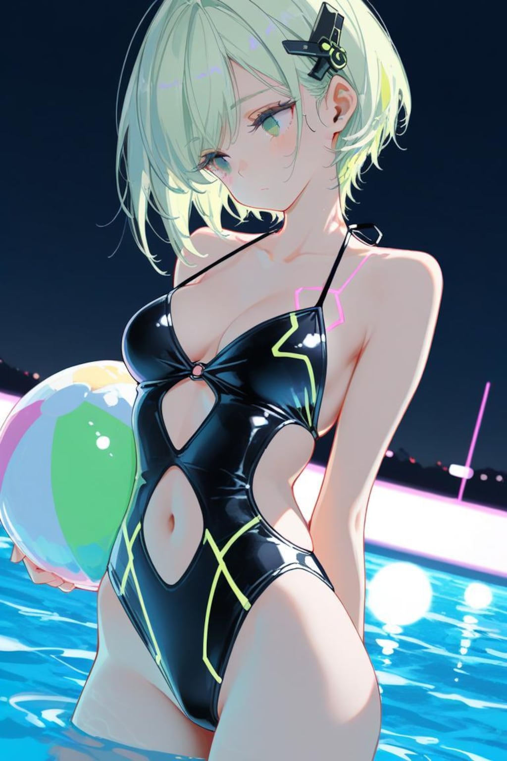 サイバー水着