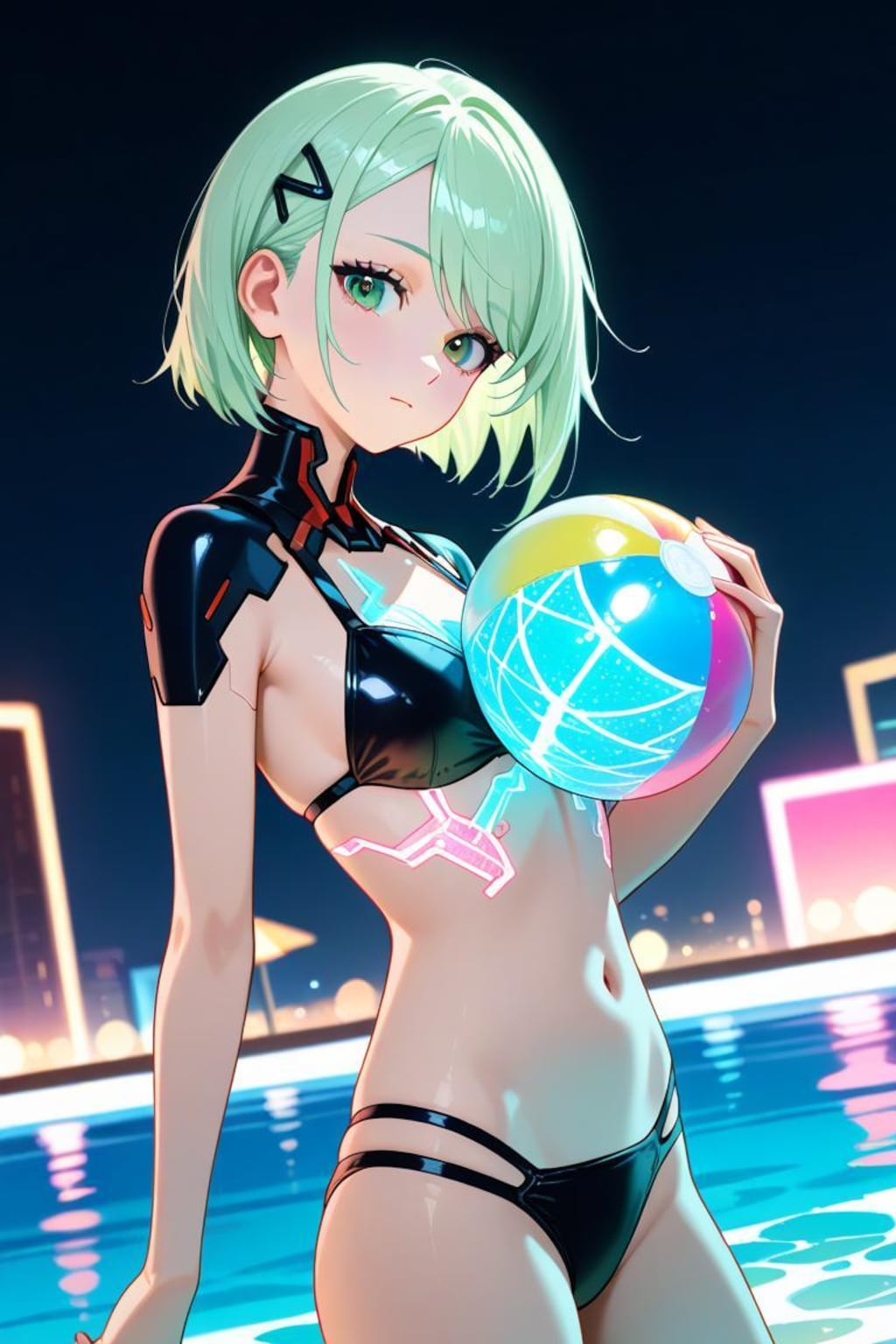サイバー水着