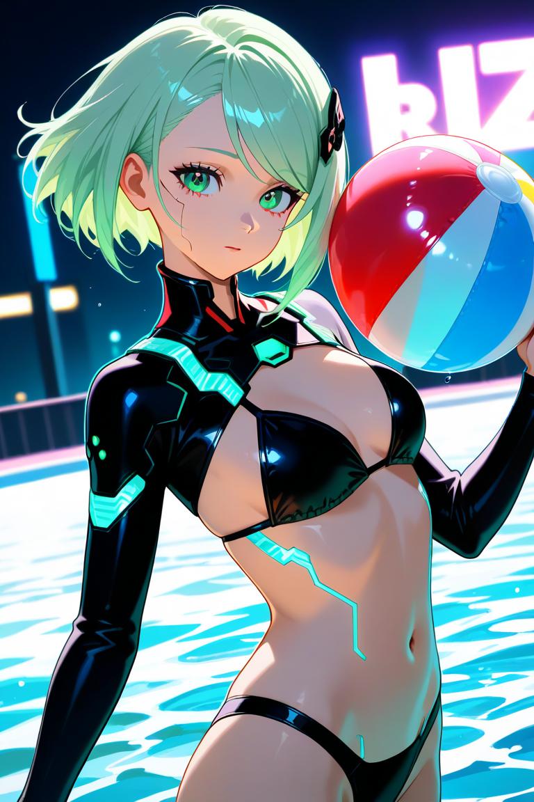 サイバー水着