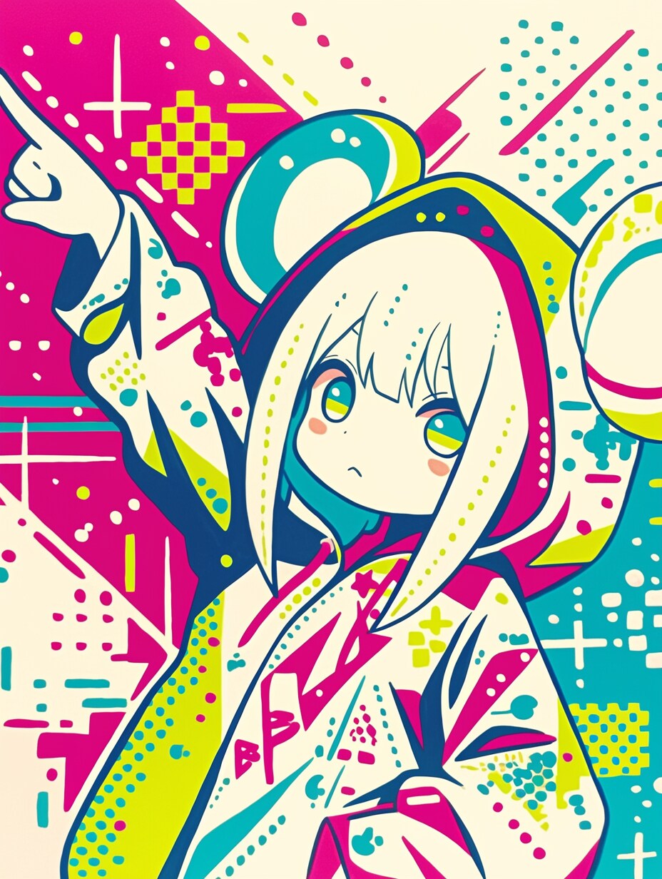 カラフルねず耳