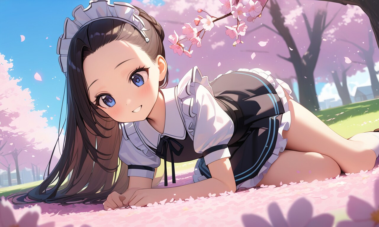 さくら絨毯 あるいは おでこ祭り ～お花見イベントwithメイド～