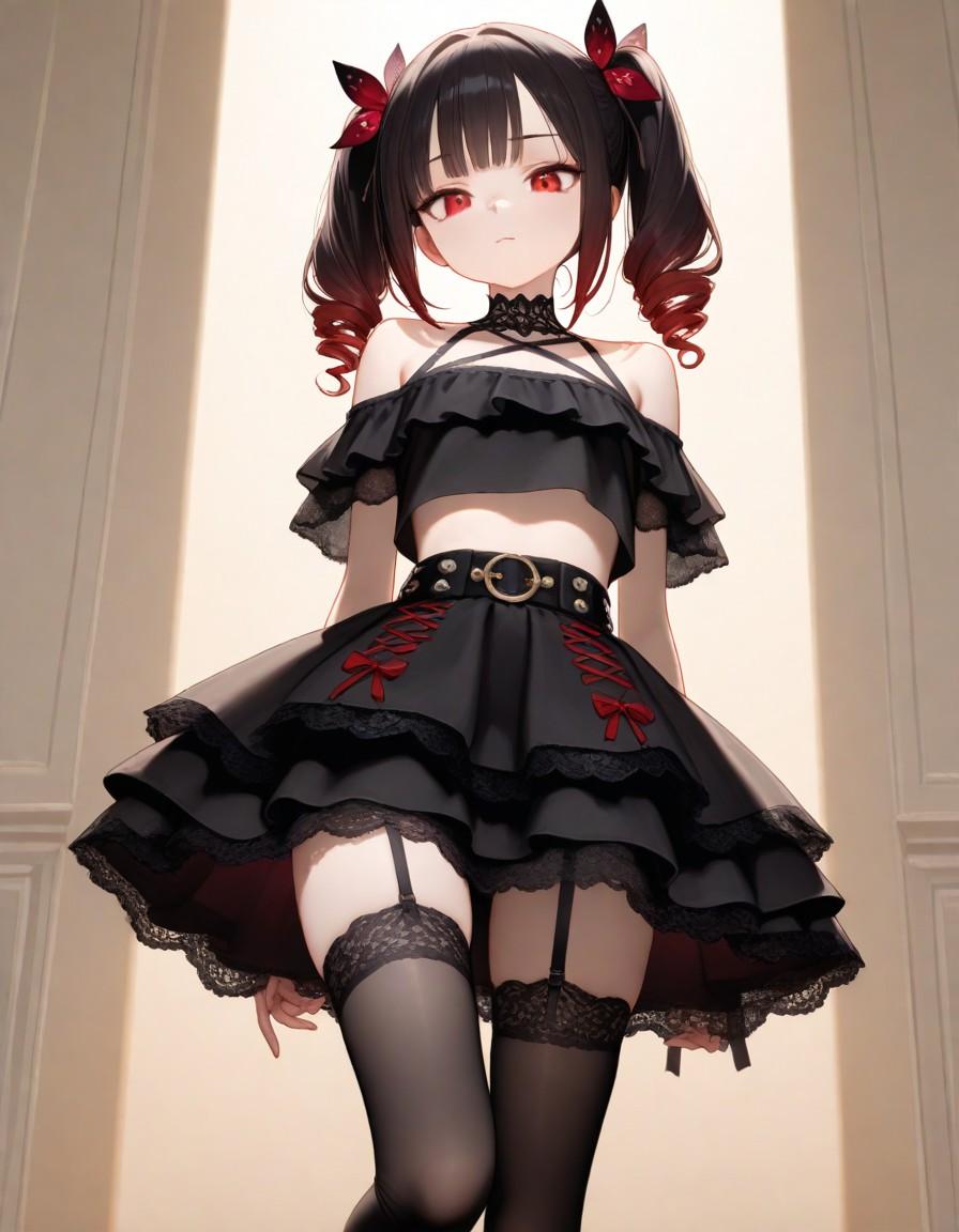 ゴス娘 | の人気AIイラスト・グラビア