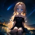 夜の丘から見る空！ 3枚目