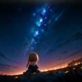 夜の丘から見る空！ 2枚目