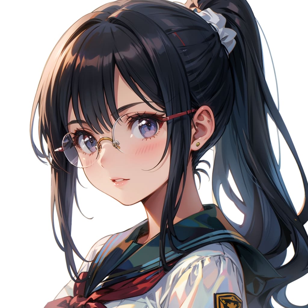 ポニーテールの女の子