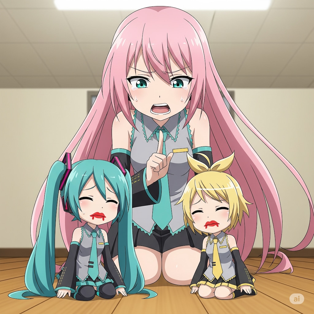 その口紅は...しらないぞ～