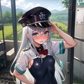 １日駅長の練習です。どっちの手ですか？ 3枚目