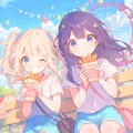 遊園地でチュロス食べる 3枚目