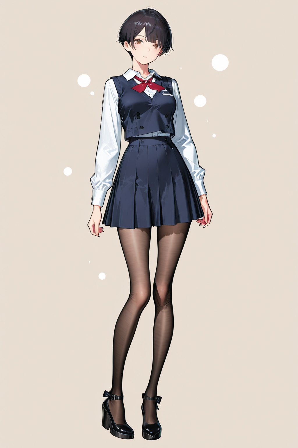 ベリーショートのお姉さん