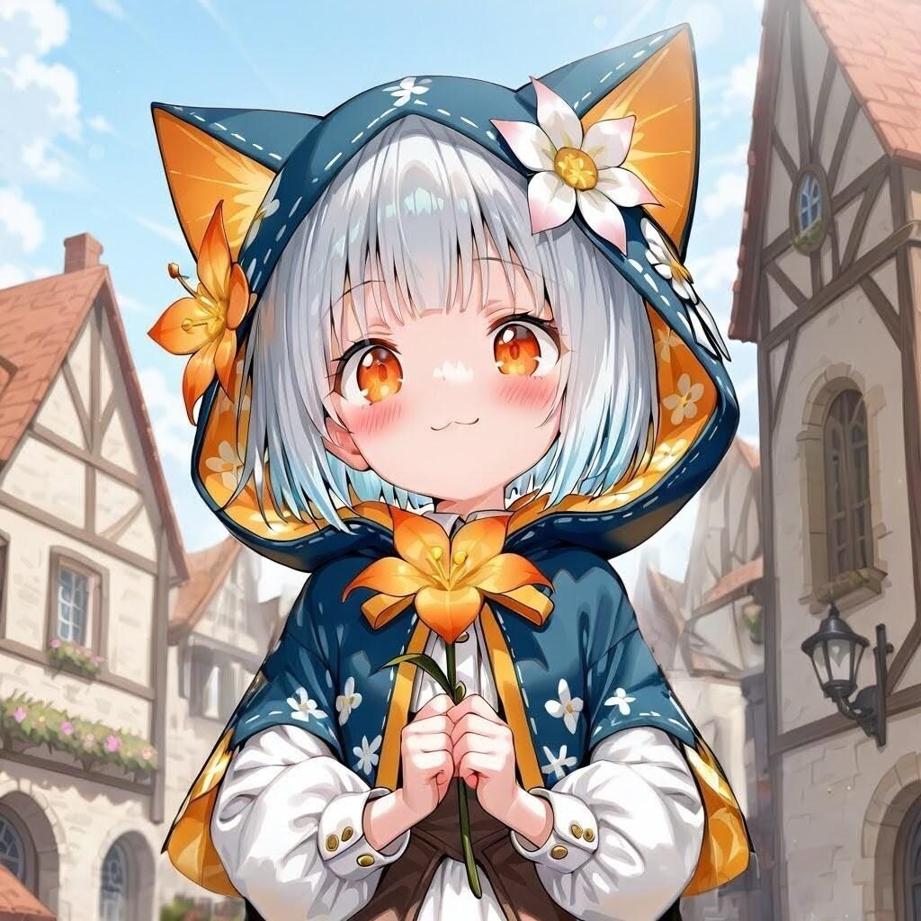 頭巾を被れば怖い物無しです！