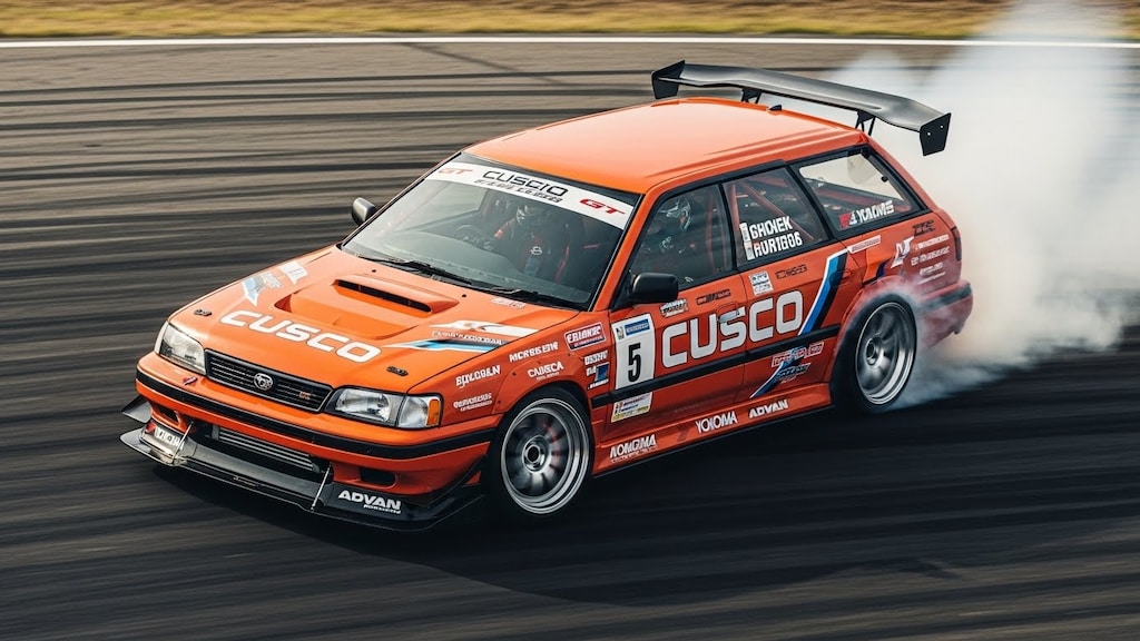 クスコレガシィツーリングワゴンのドリ車