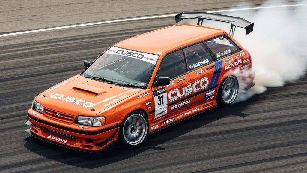 クスコレガシィツーリングワゴンのドリ車