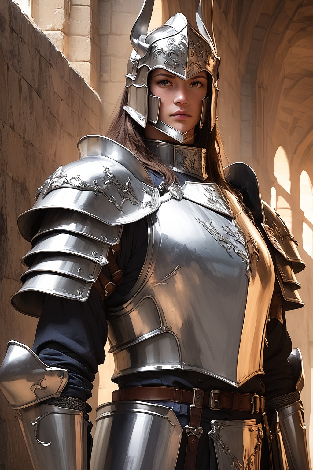 ちちぷい全モデルによる騎士 | の人気AIイラスト・グラビア