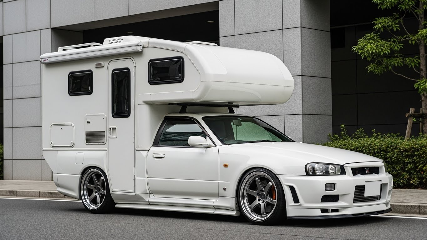 スカイラインR34キャンピングカー | の人気AIイラスト・グラビア