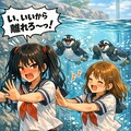 水族館デート（世界ペンギンの日　01） 4枚目