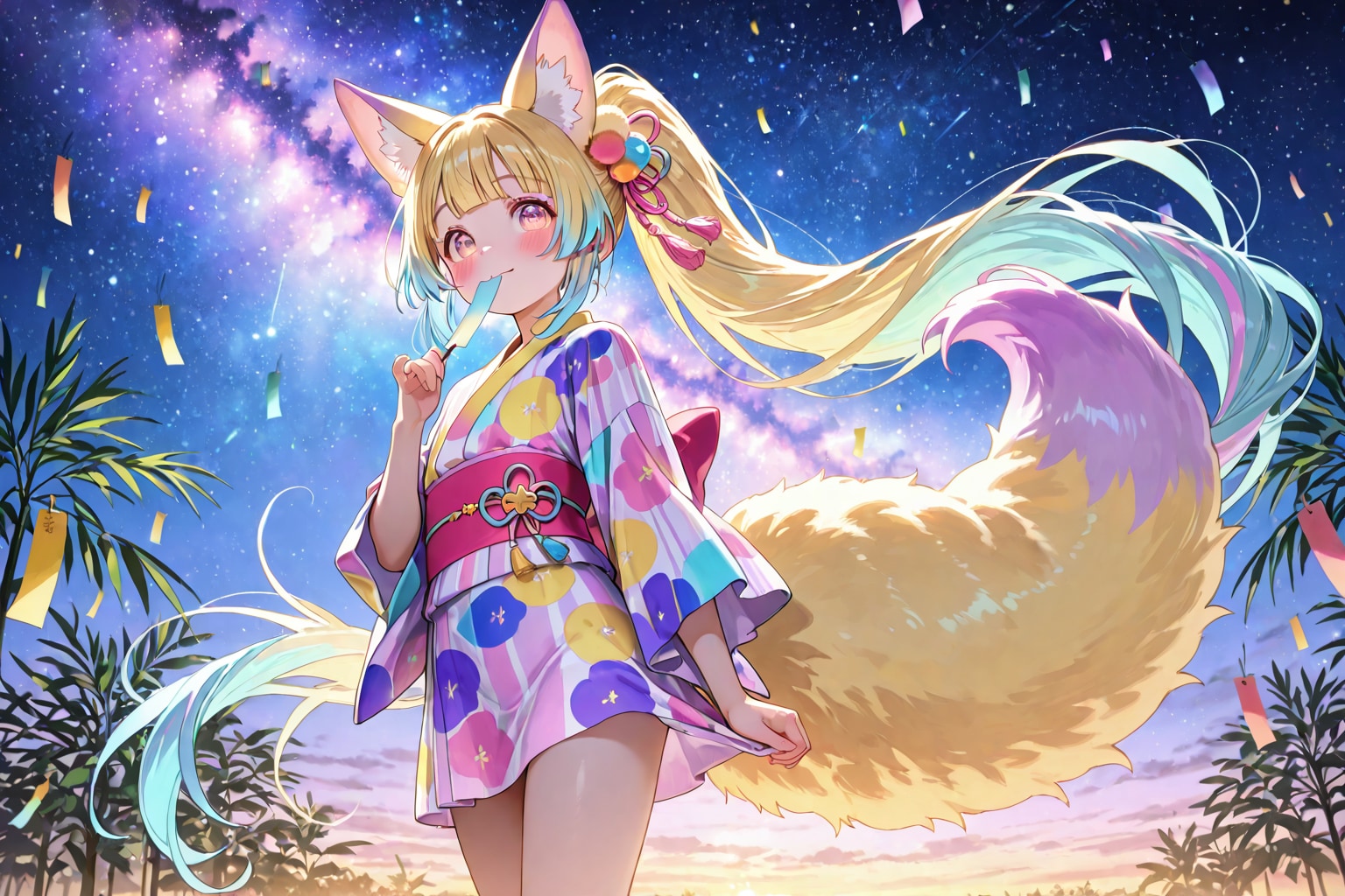 星に願いを・・・