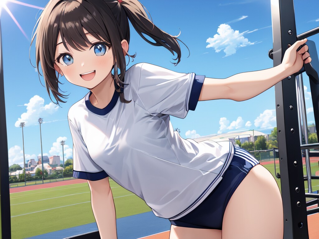 青い空とブルマ