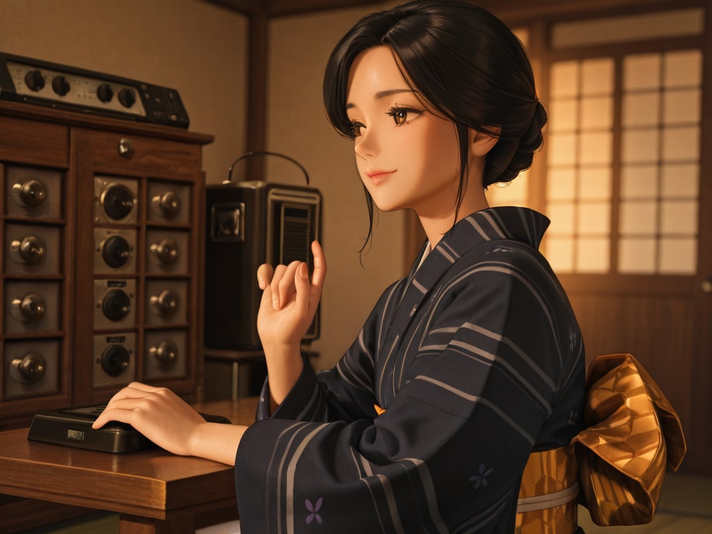 The era when phones were physically switched by people.