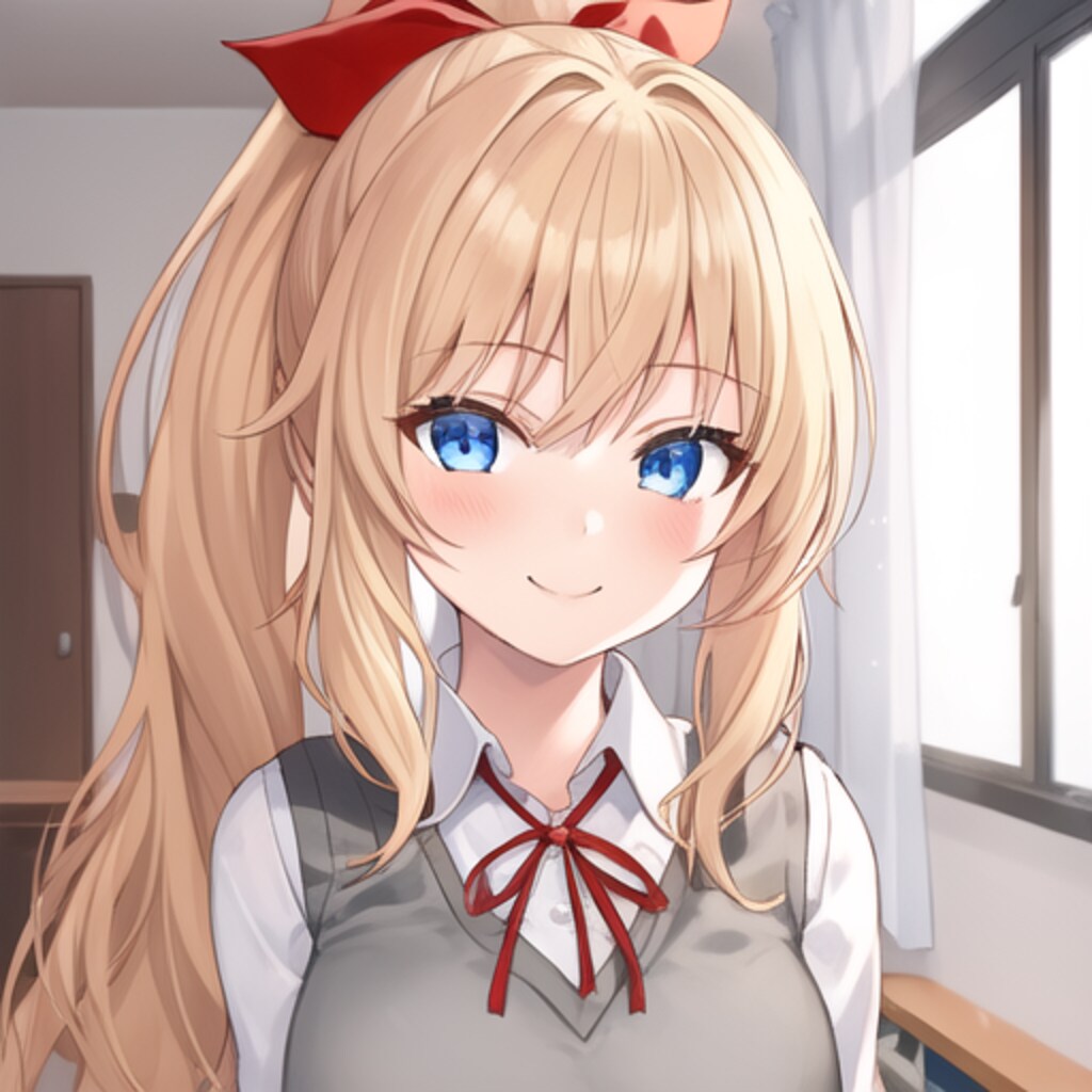 金髪ポニテの女の子　その２