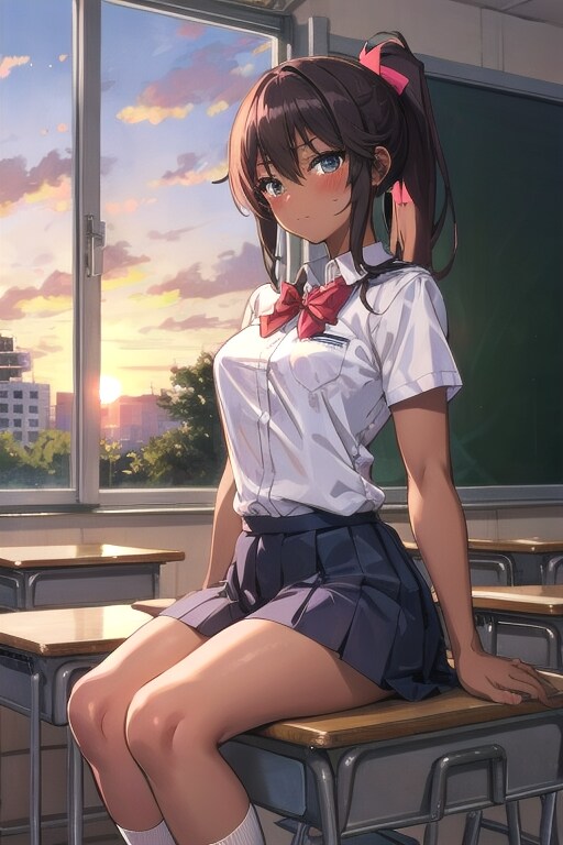 待ってる子