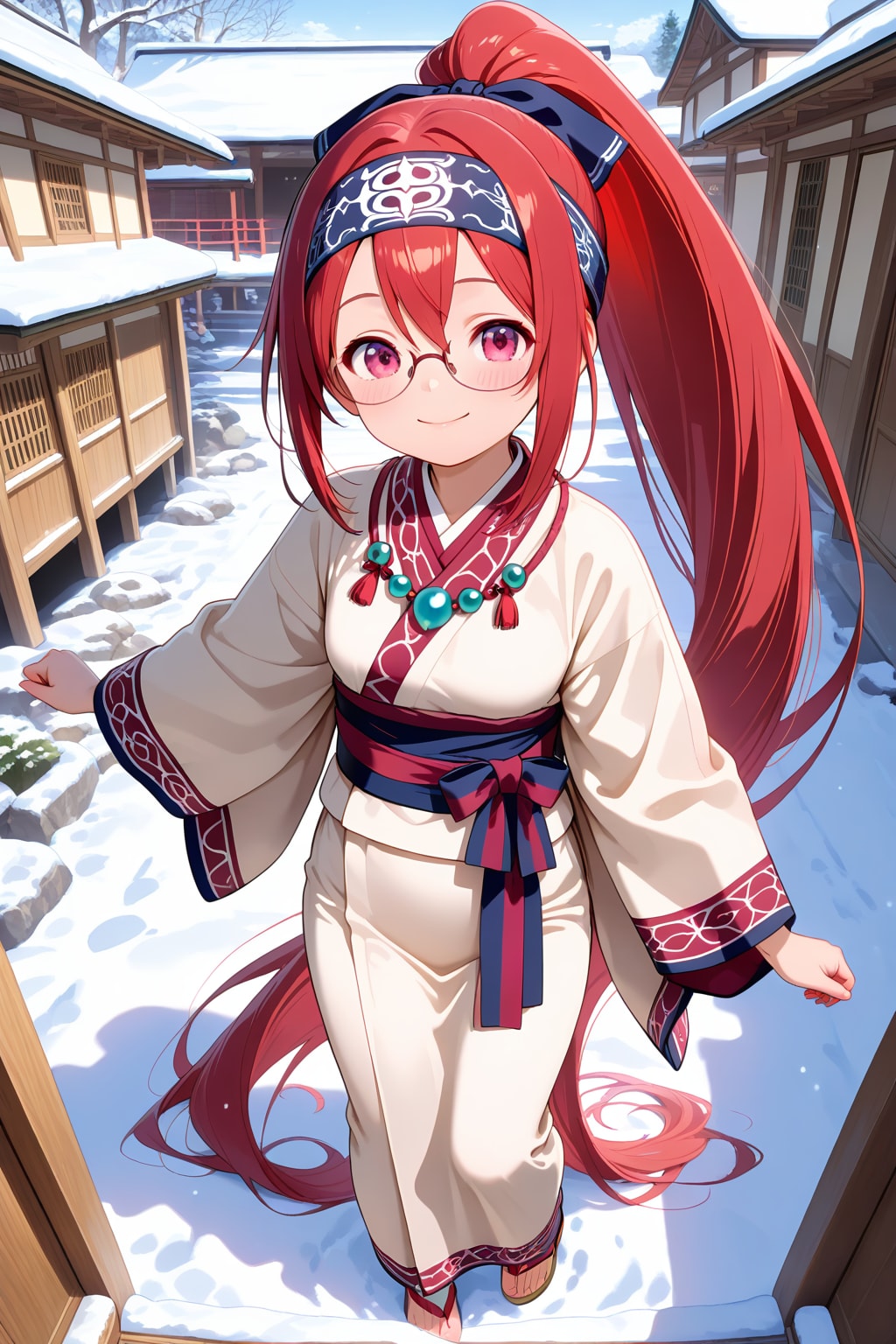 民族衣装でお出迎え | の人気AIイラスト・グラビア