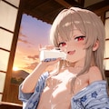 メスガキちゃんの温泉 8枚目