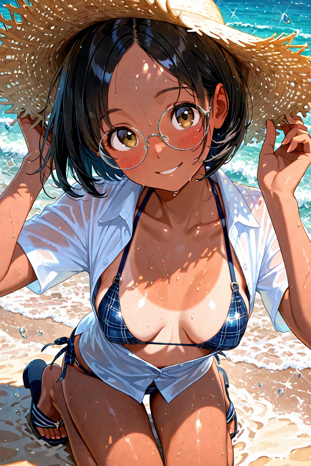 眼鏡と裸眼