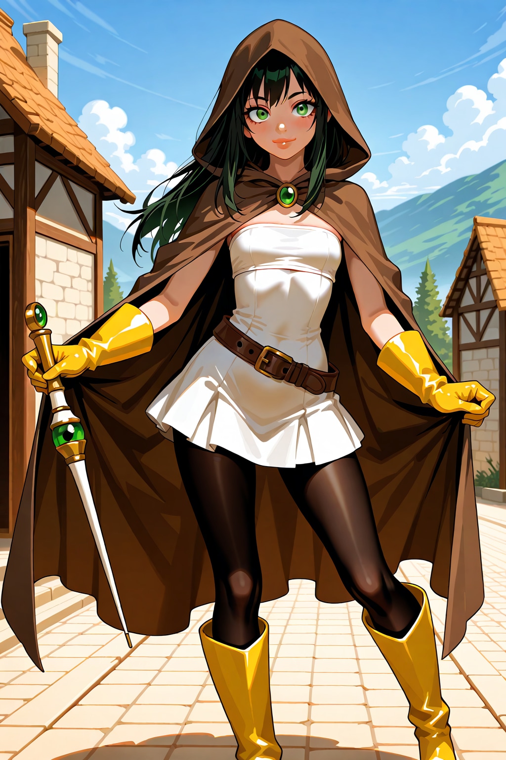 旅の魔法使い風ガール