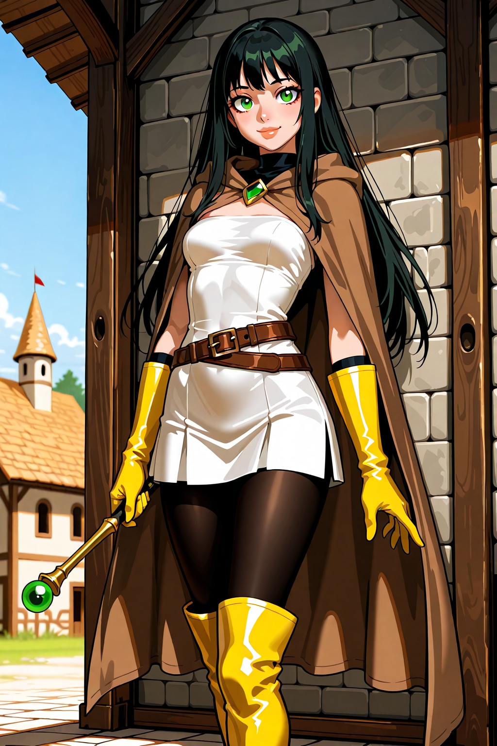 旅の魔法使い風ガール