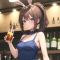 ウサ耳少女はbarにいる 5枚目