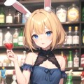 ウサ耳少女はbarにいる 4枚目