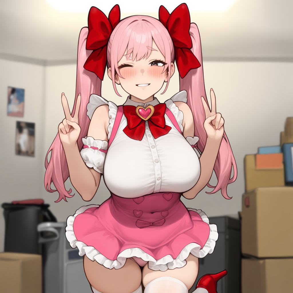 魔法少女風コスプレ