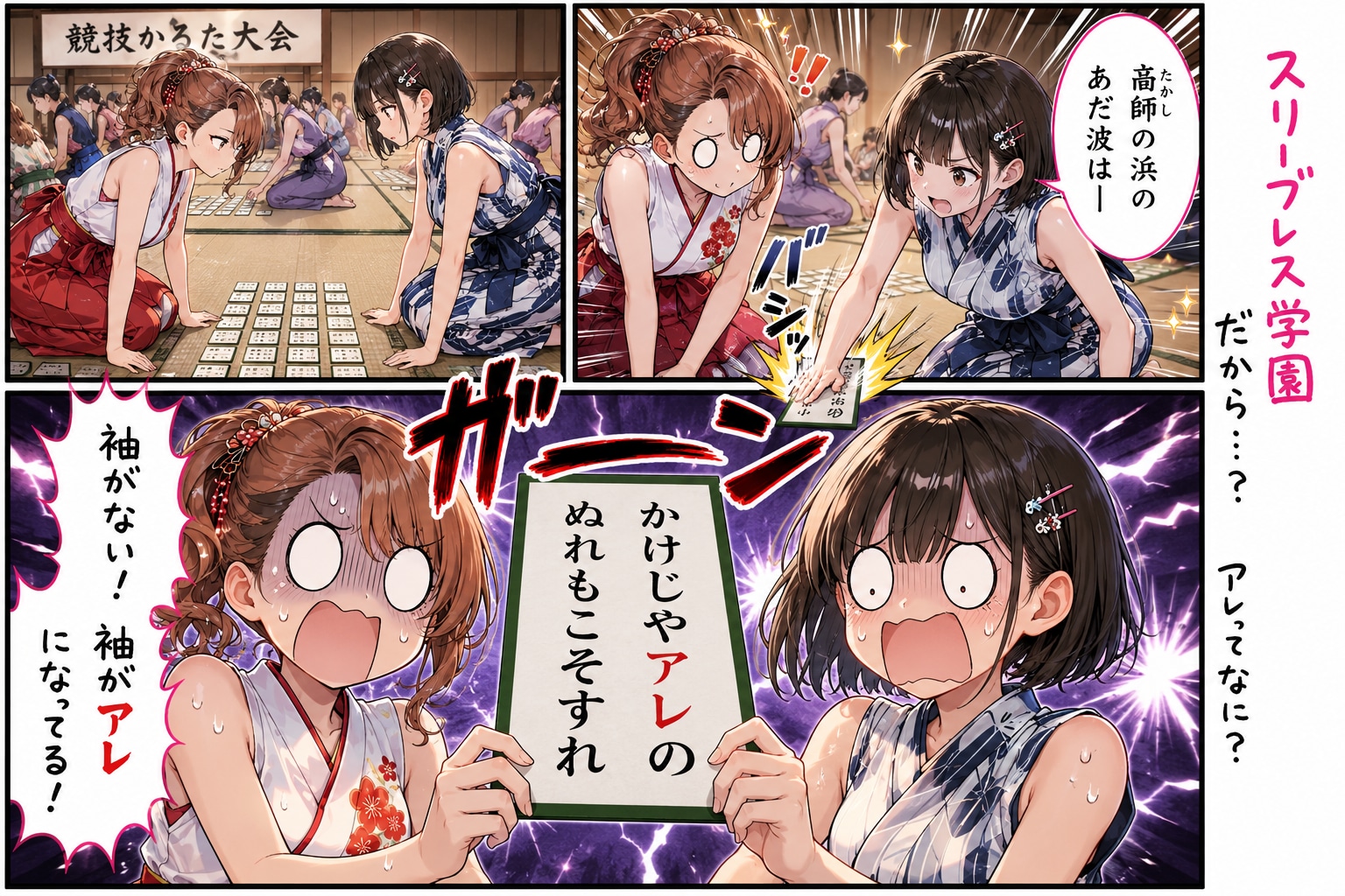袖がない！袖がアレになってる！