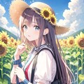 ひまわり畑にて🌻 5枚目