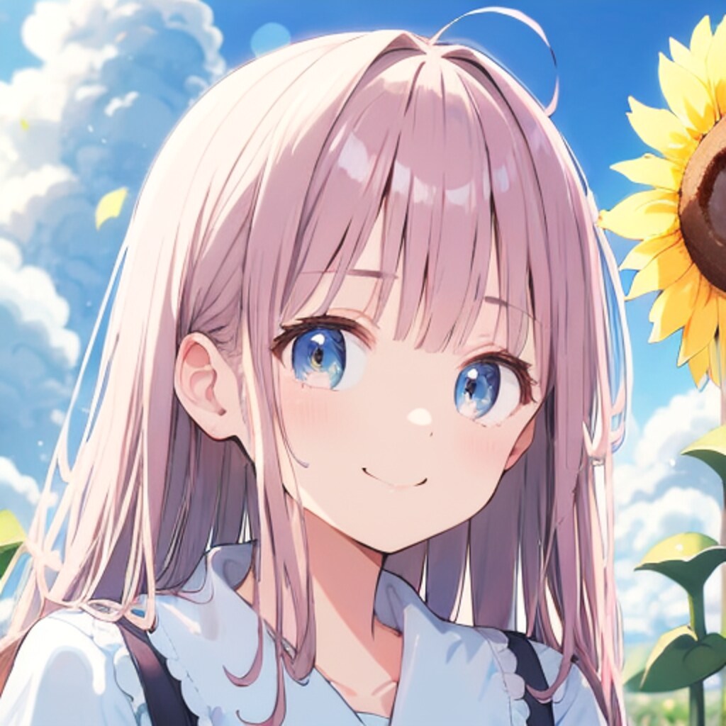 ひまわり畑にて🌻