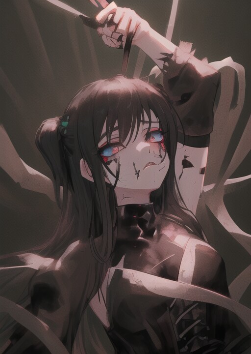 暗い感じの女の子
