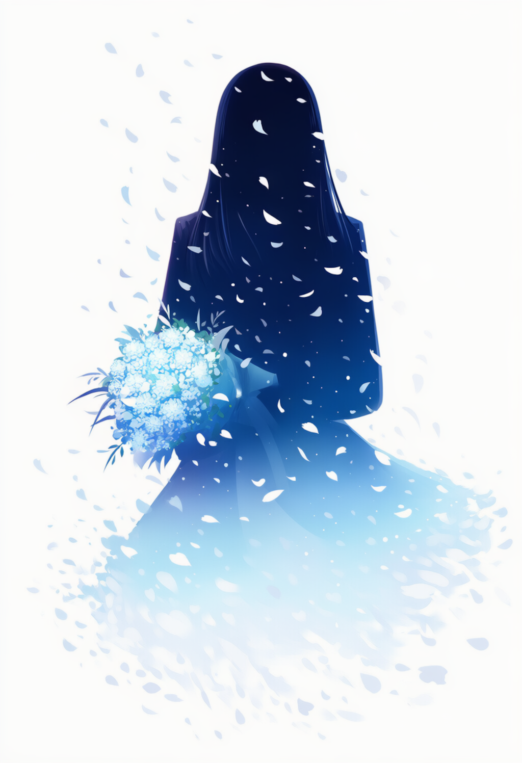 花嫁のシルエット