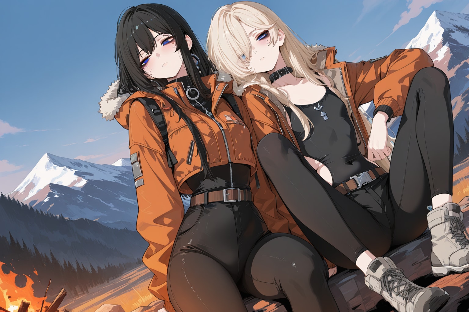 残念美人ズのキャンピング