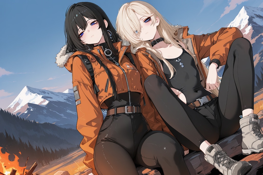 残念美人ズのキャンピング