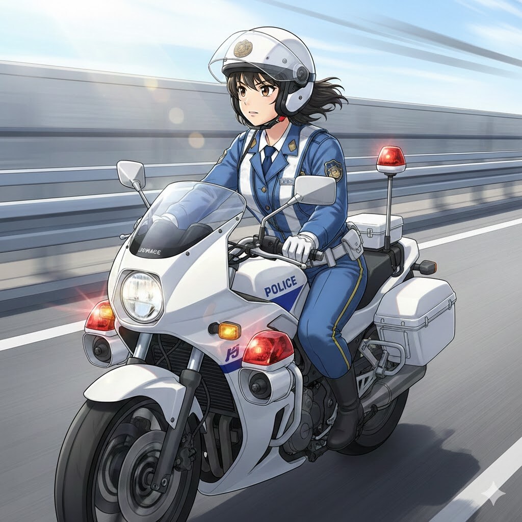 白バイ隊員 | の人気AIイラスト・グラビア