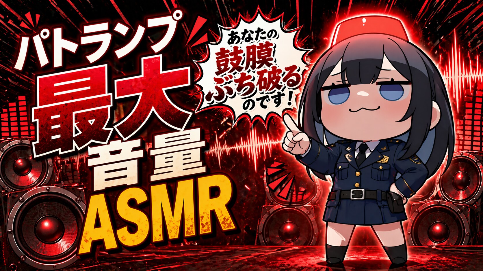 パトランプ最大音量ASMRなのです！！！！！聞いたあなたの鼓膜をぶち破るのです！！！！！