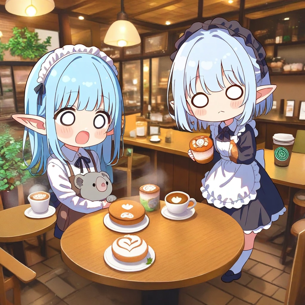 エルフとコアラの喫茶店