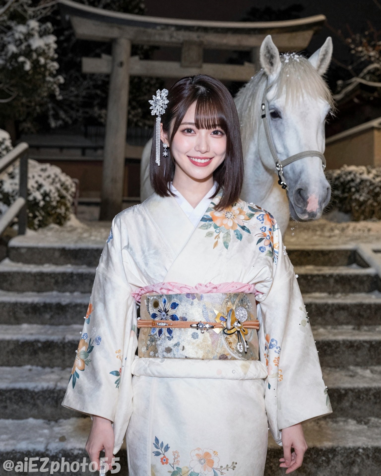 午年初詣 | の人気AIイラスト・グラビア