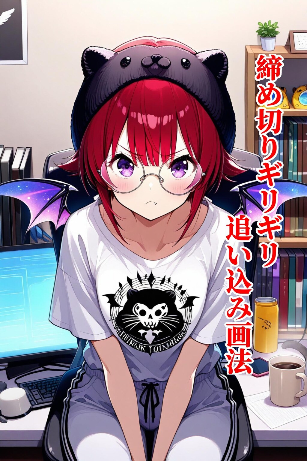 小説『締め切りギリギリ追い込み画法』【ニャンノ世界】