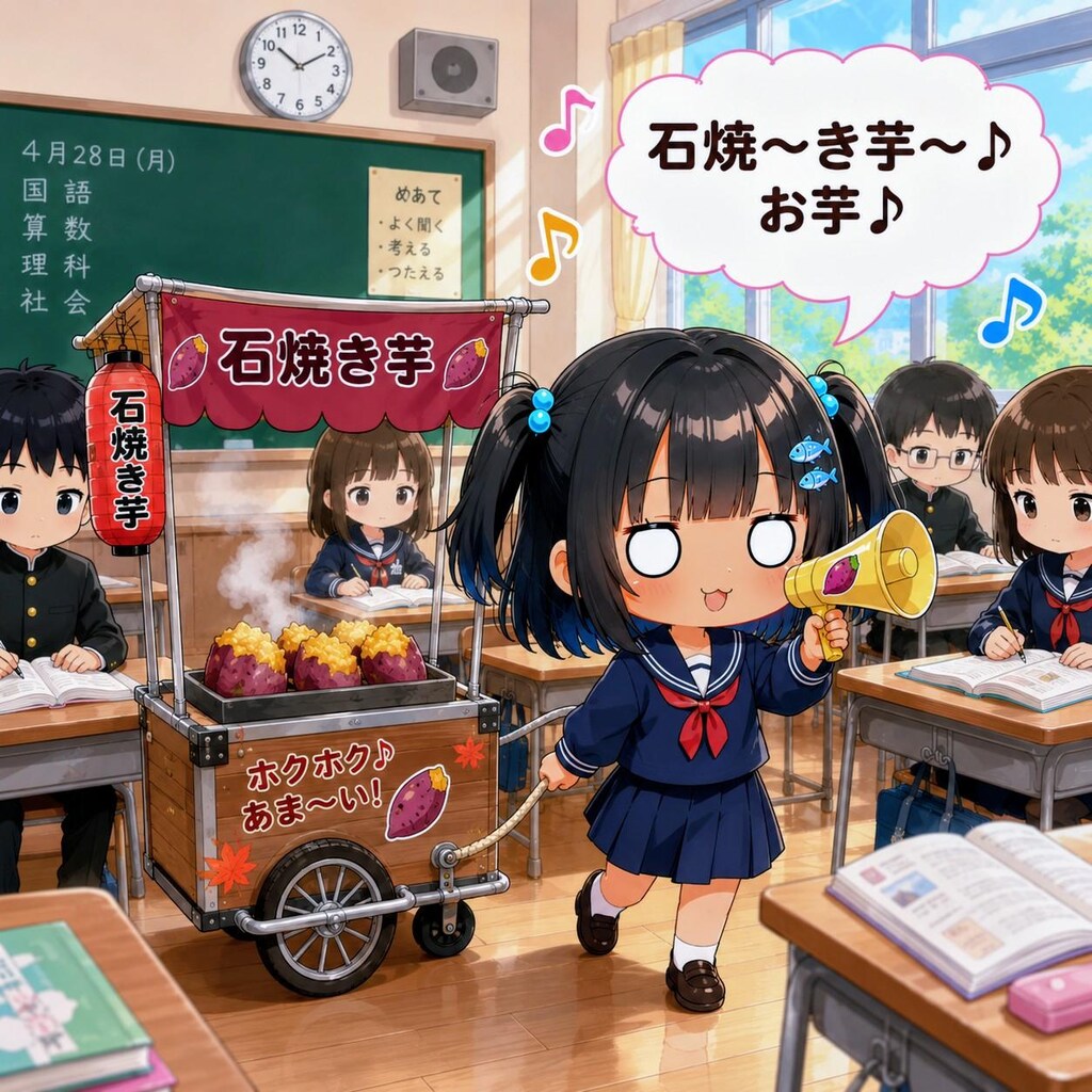 石焼き芋売りこなつちゃん