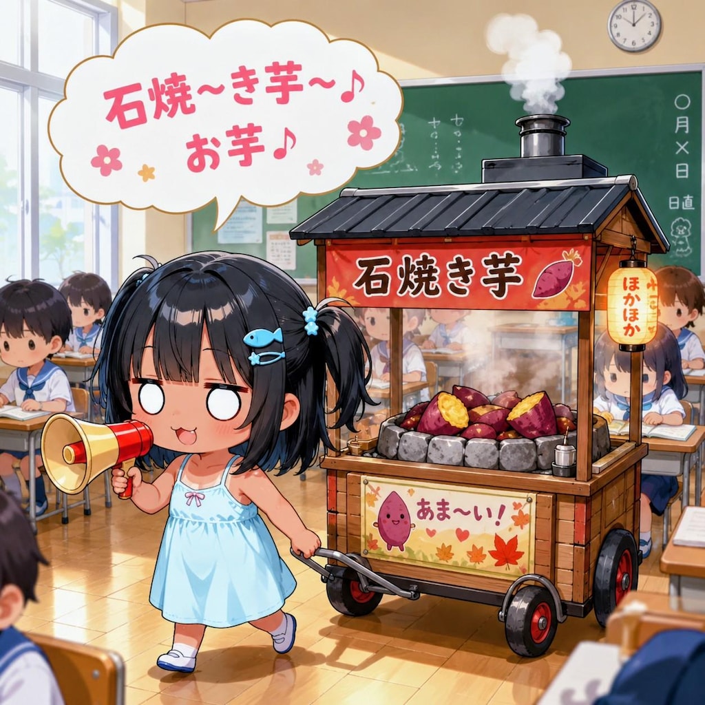 石焼き芋売りこなつちゃん