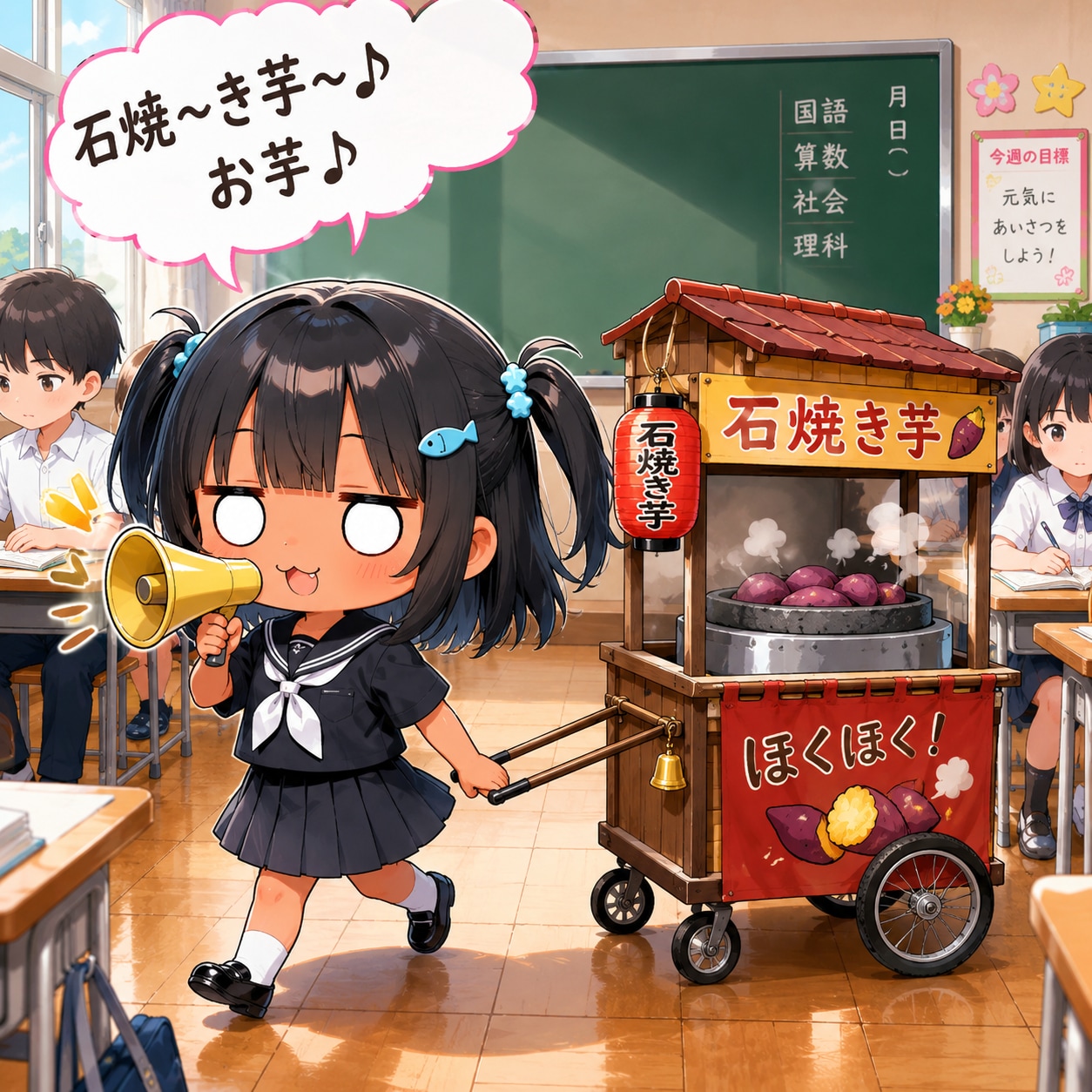 石焼き芋売りこなつちゃん