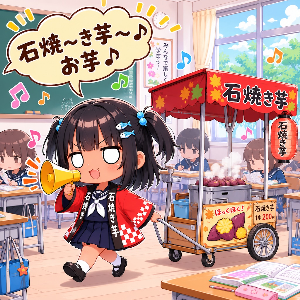 石焼き芋売りこなつちゃん