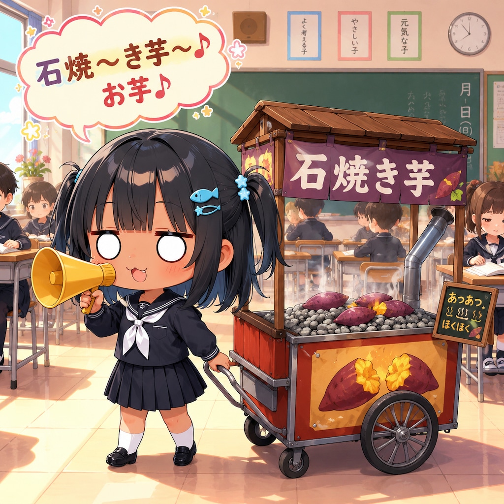 石焼き芋売りこなつちゃん