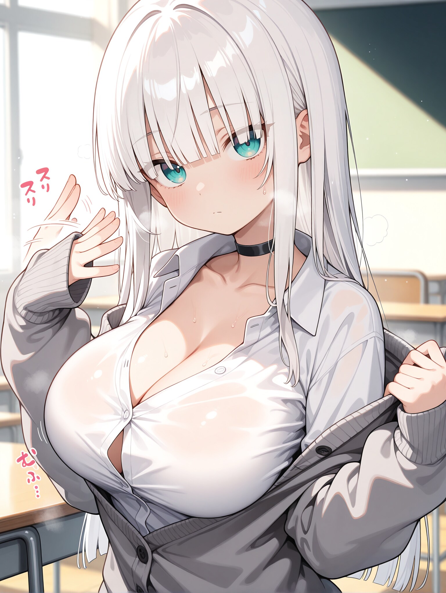 暑い…